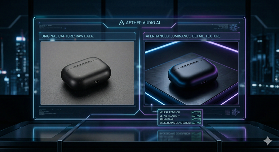 Ejemplo de imagen de producto generada con IA