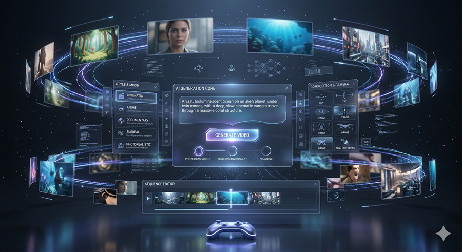 Ejemplo de video generado con IA