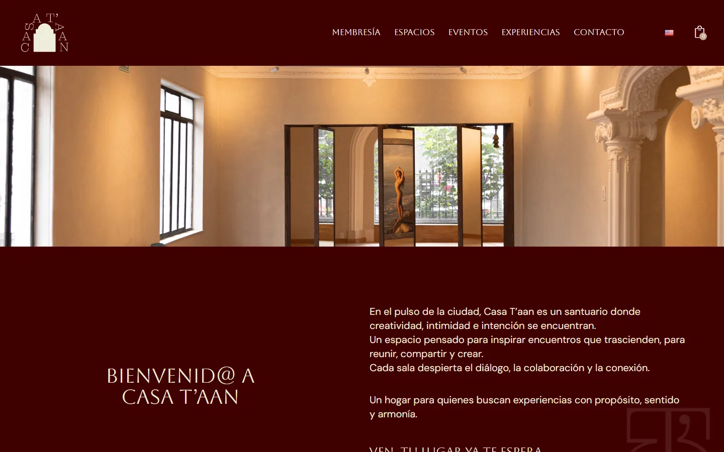 Casataan website — homepage screenshot